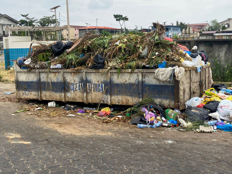 Photo 5 - Point de collecte d’ordures à Akanda 